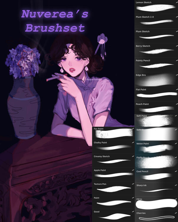 nuverea's brushset
